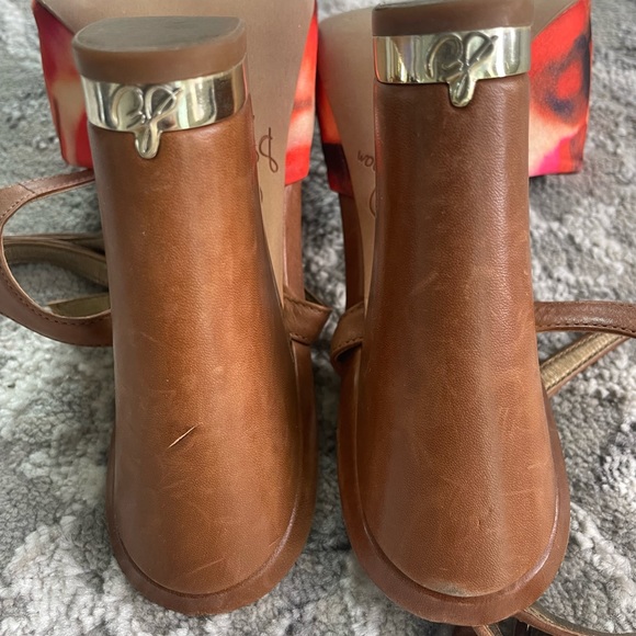 Sam Edelman satin ankle strap sandal - Picture 3 of 5